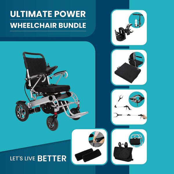 Vive Health Ultimate Power Wheelchair Bundle