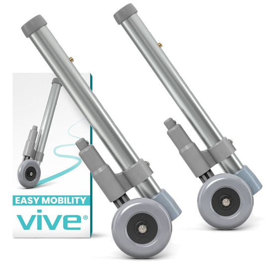 Vive Health Walker Wheels with Brakes